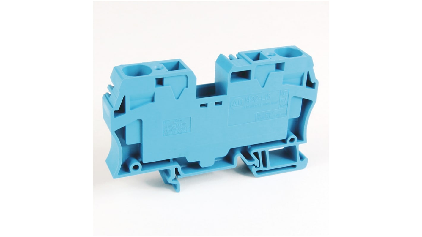 Allen Bradley 1492-L16-RE 1492 Series Red, 16mm², Spring Clamp Termination, ATEX, IECEx