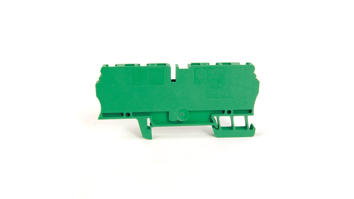 Allen Bradley 1492-L3Q-G 1492 Series Green, 2.5mm², Spring Clamp Termination, ATEX, IECEx