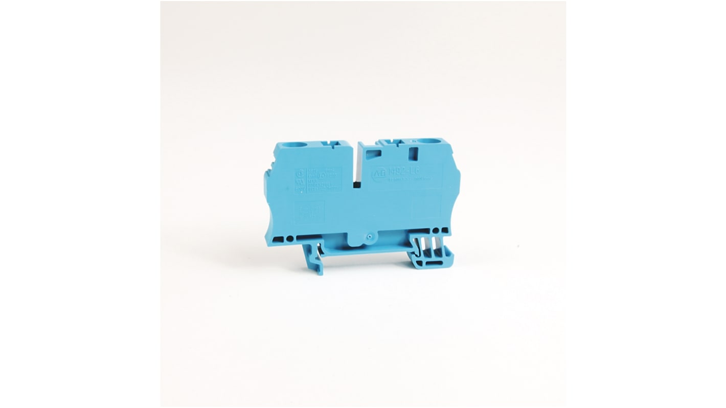 Allen Bradley 1492-L6-B 1492 Series Blue, 6mm², Spring Clamp Termination, ATEX, IECEx