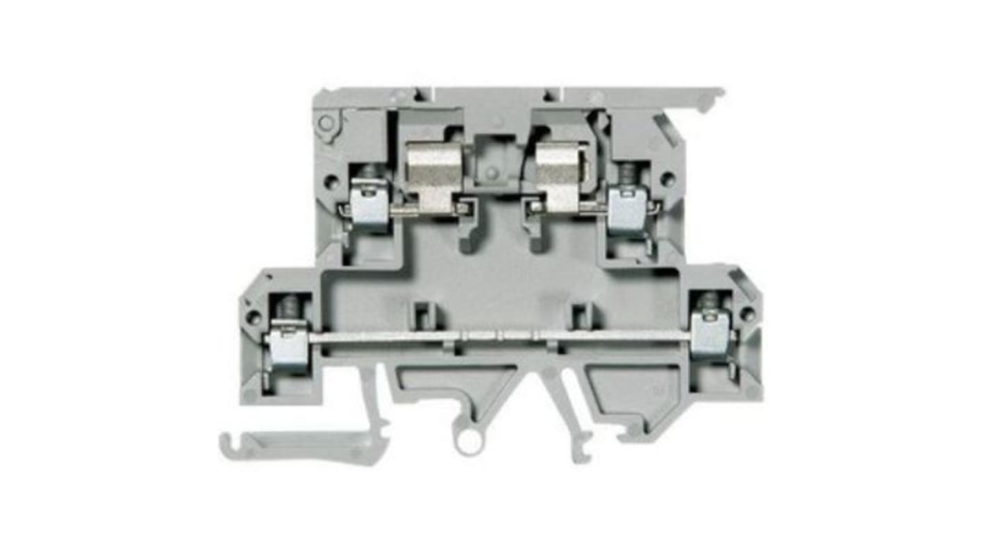 Allen Bradley 1492 Series Screw Terminal, 4-Way, 25A, 22 → 12 AWG Wire, Screw Cage Termination