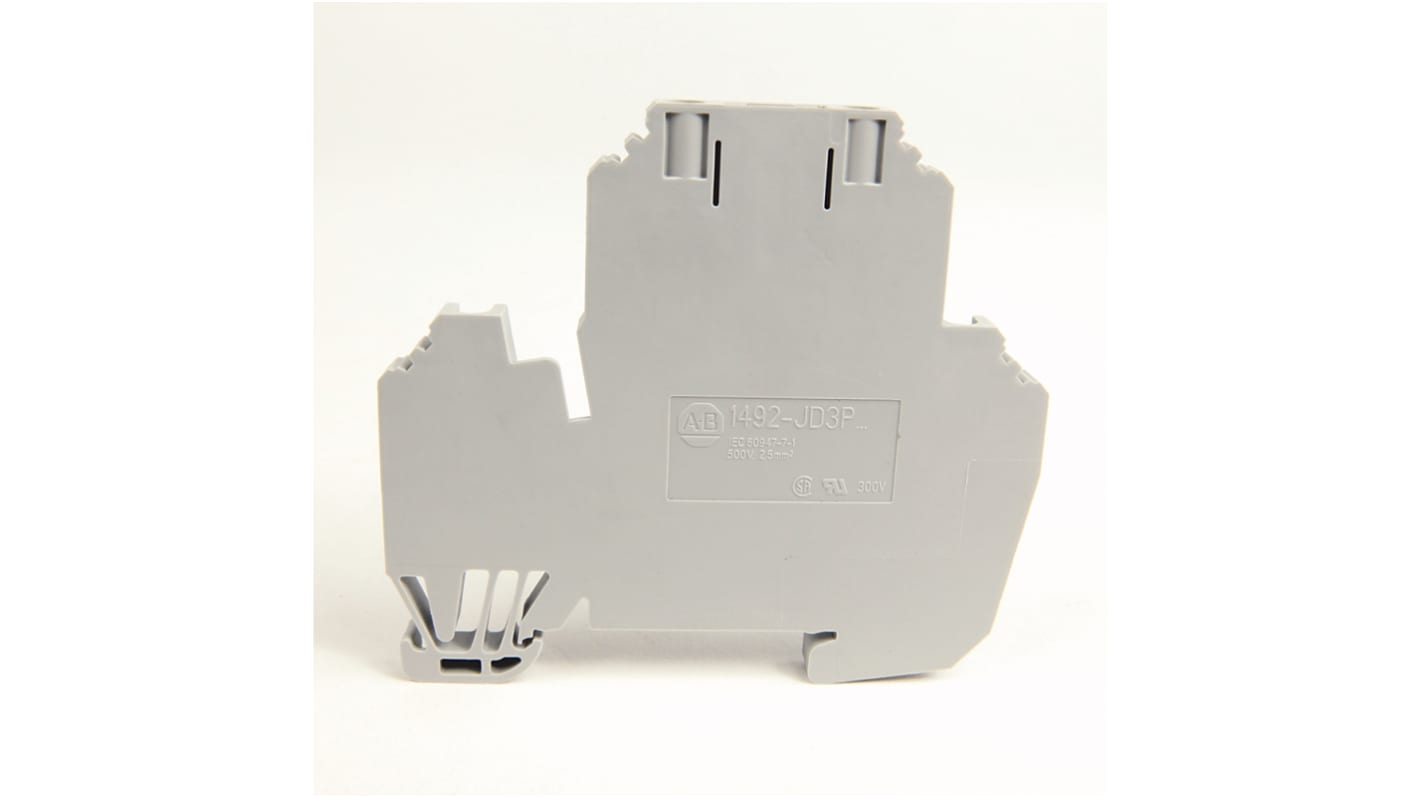 Allen Bradley 1492 Series Screw Terminal, 4-Way, 24A, 30 → 12 AWG Wire, Screw Cage Termination