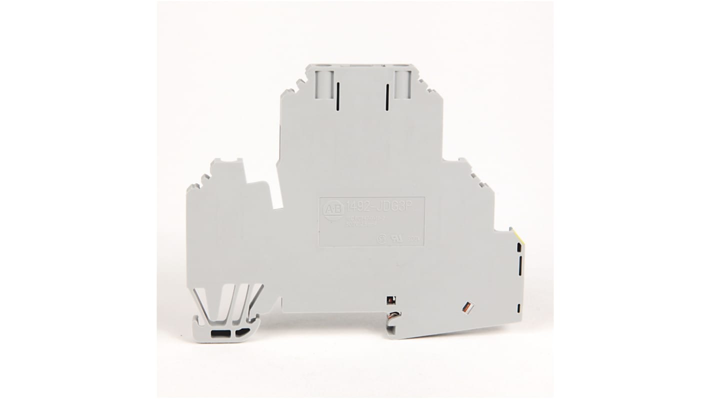 Allen Bradley 1492 Series Screw Terminal, 4-Way, 24A, 3 → 12 AWG Wire, Screw Cage Termination