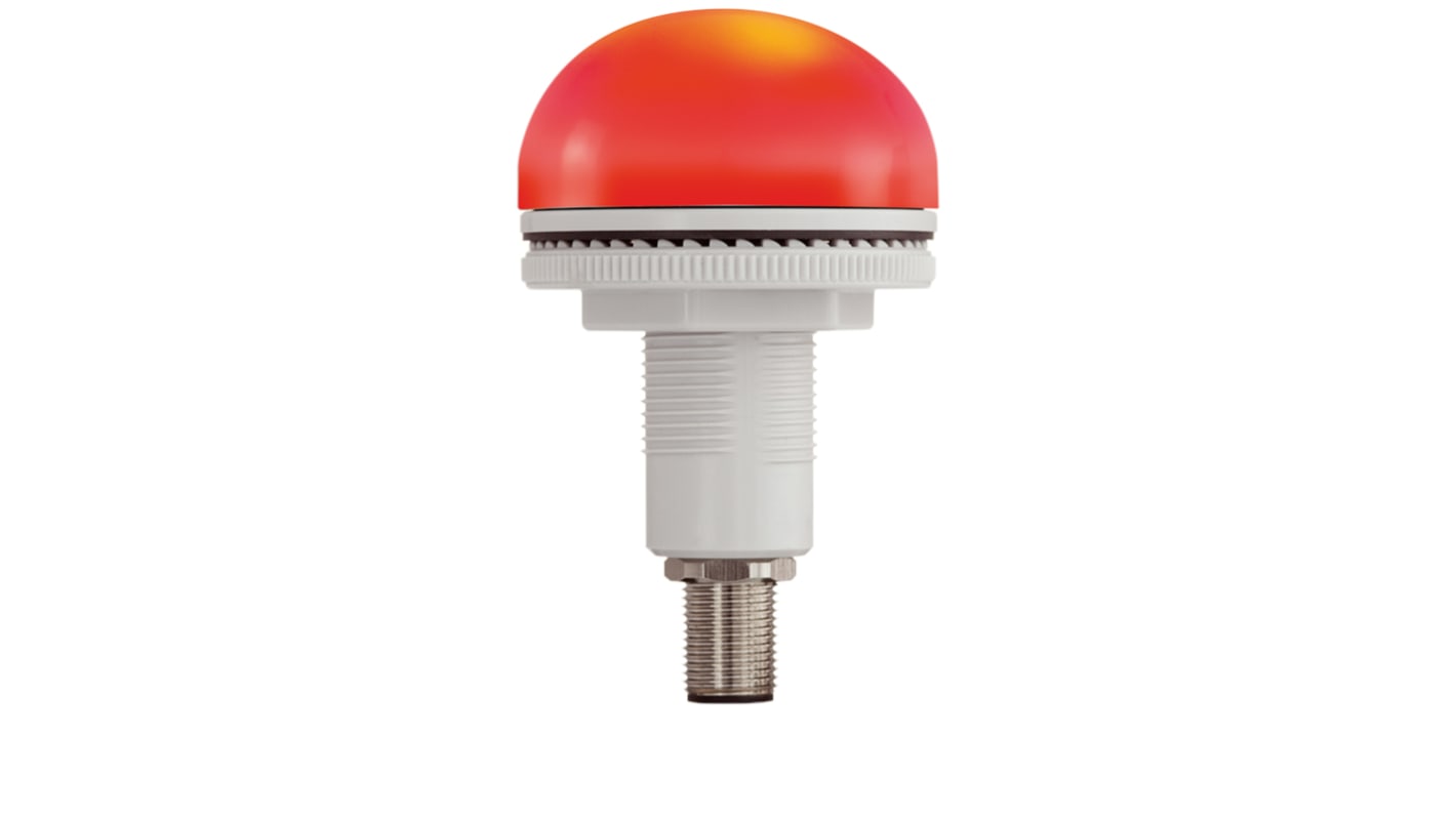 RS PRO Red Multiple Effect Beacon, 12 → 24 V, Panel Mount, LED Bulb, IP66