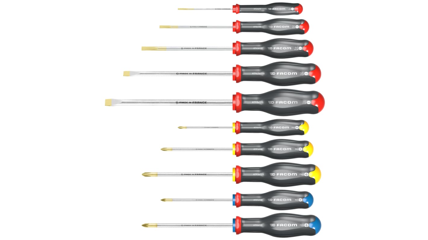 Set di cacciaviti Facom Phillips, Pozidriv