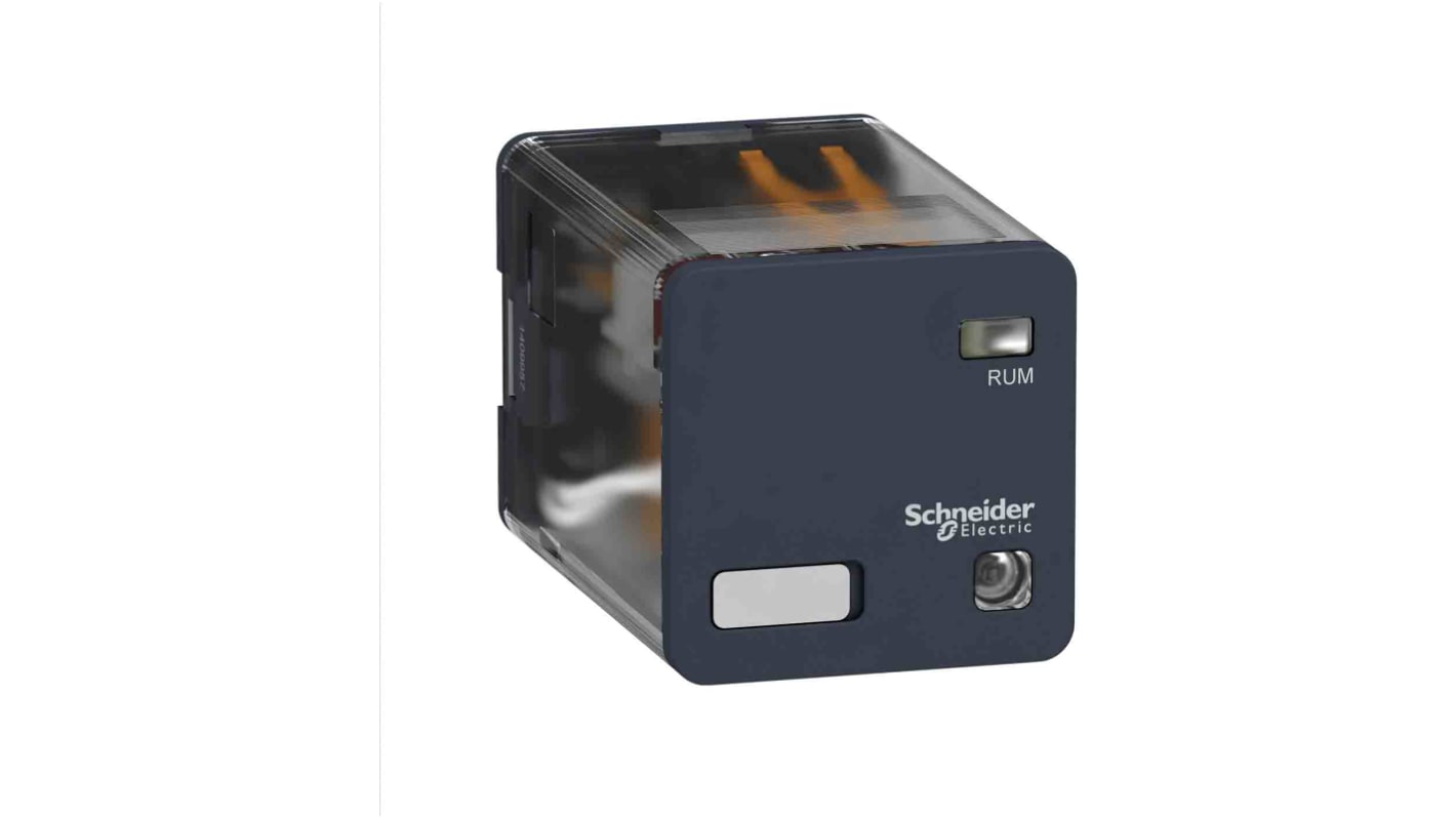 Relè di potenza Schneider Electric serie Harmony Relay RUM, 3PDT, bobina 230V ca, A innesto