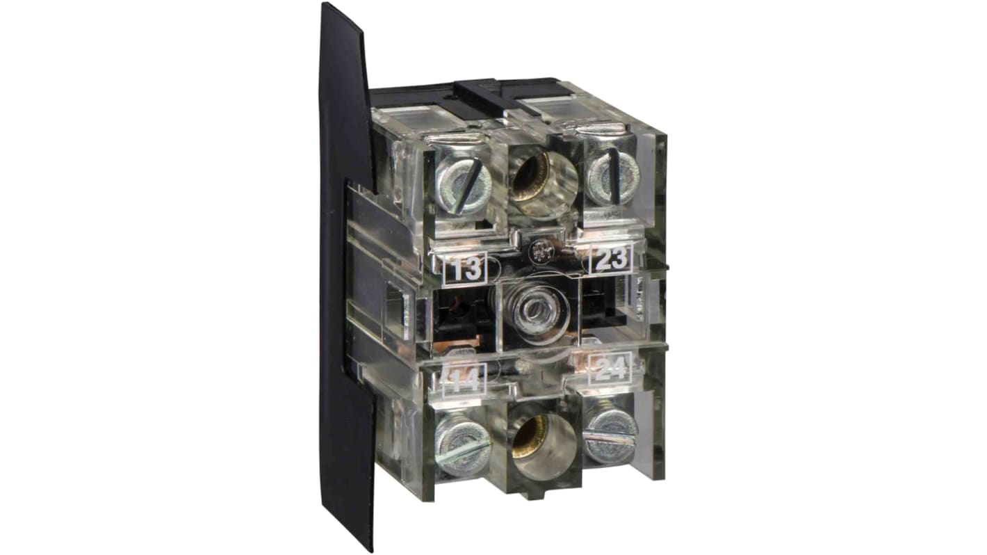 Schneider Electric XEN Series Contact Block, 240V, 2 NO