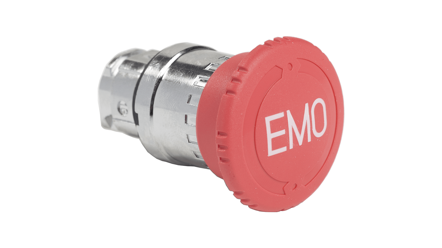 Schneider Electric ZB4 Series, Twist Release, Emergency Stop Push Button Head