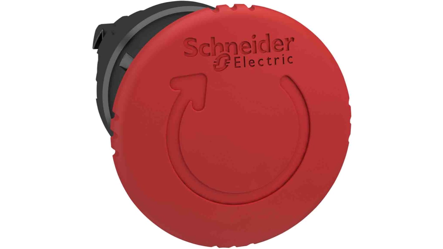 Schneider Electric ZB4 Series, Twist Release, Emergency Stop Push Button Head