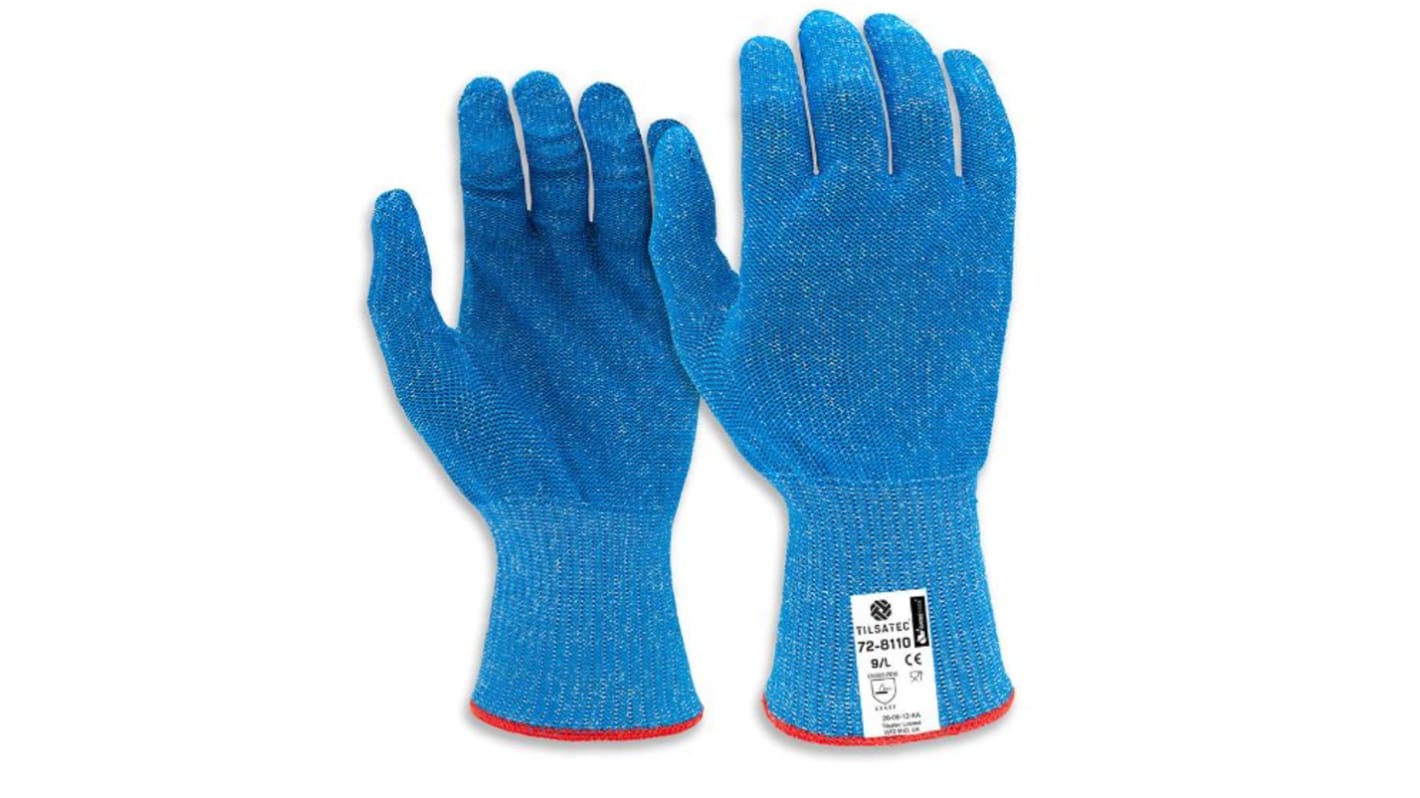 Tilsatec Blue Cut Resistant Glove, Size 8