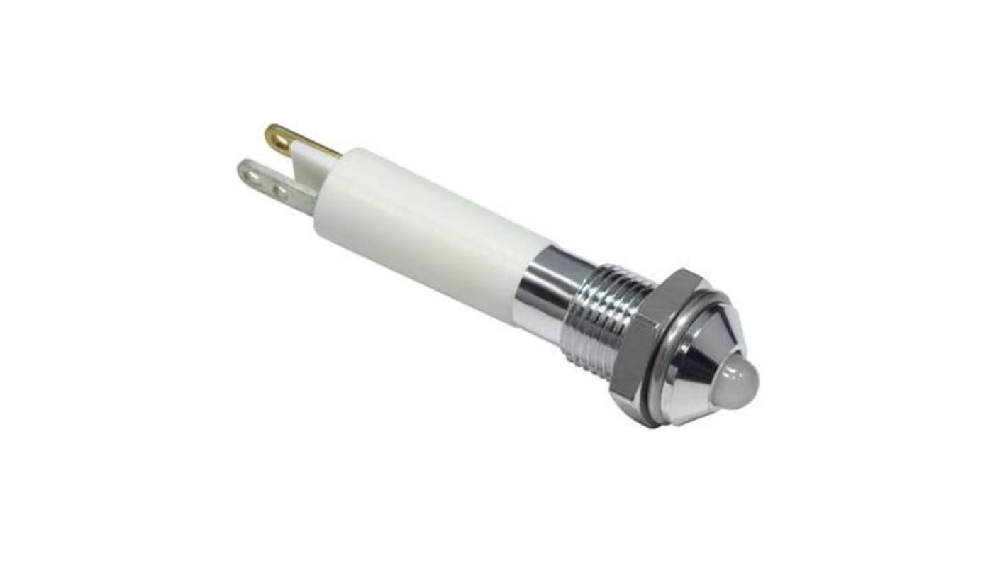 CML Innovative Technologies 1902X Series Green, Red Panel Mount Indicator, 24V c.c., 6mm Mounting Hole Size, Solder Tab
