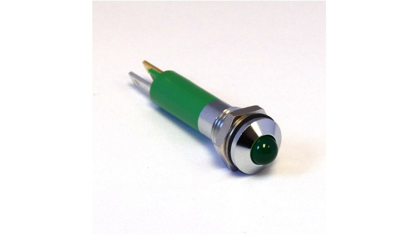 CML Innovative Technologies Panel Mount Indicator, 8mm Mounting Hole Size, Solder Tab Termination, IP67