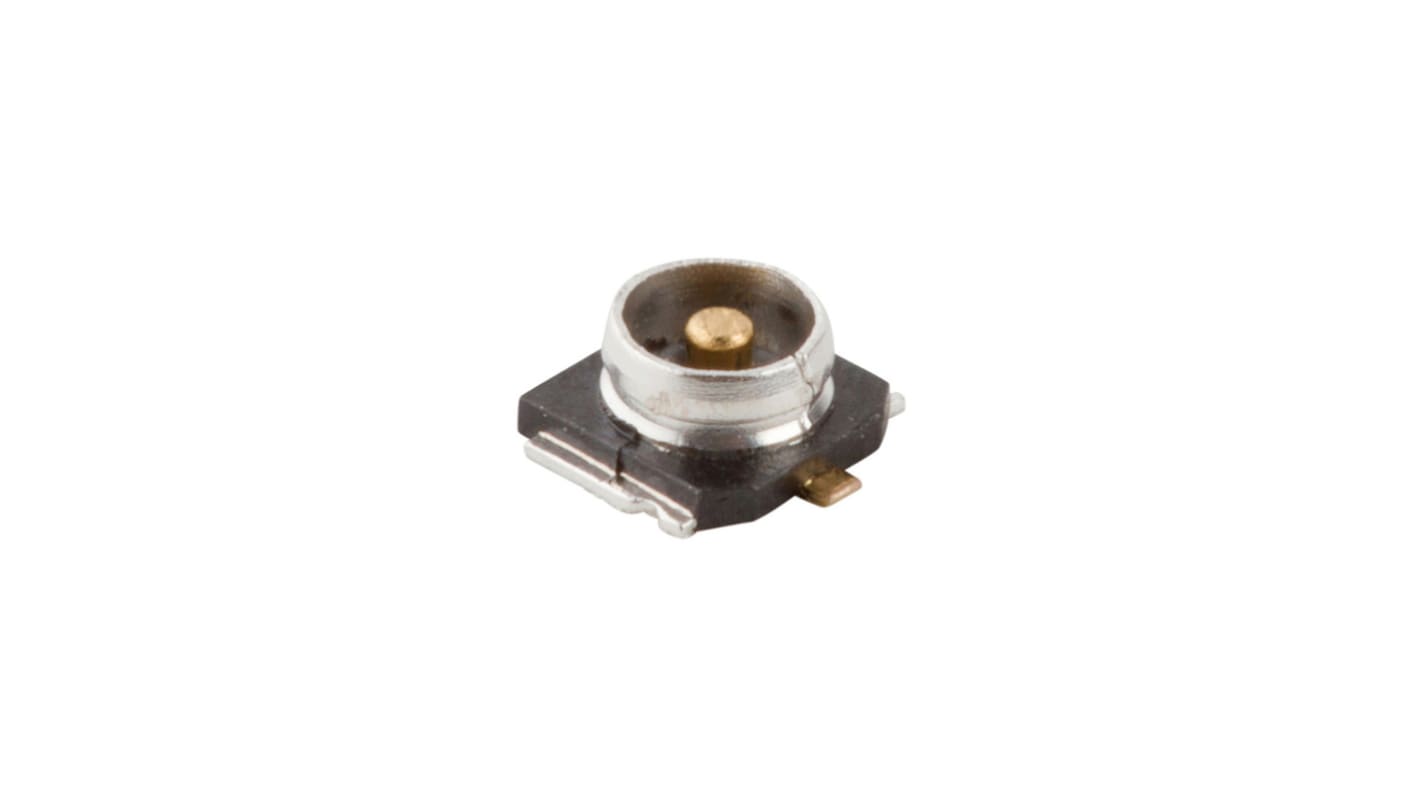 Connettore coassiale Ad angolo diritto Amphenol RF, Femmina, 50Ω, Montaggio PCB