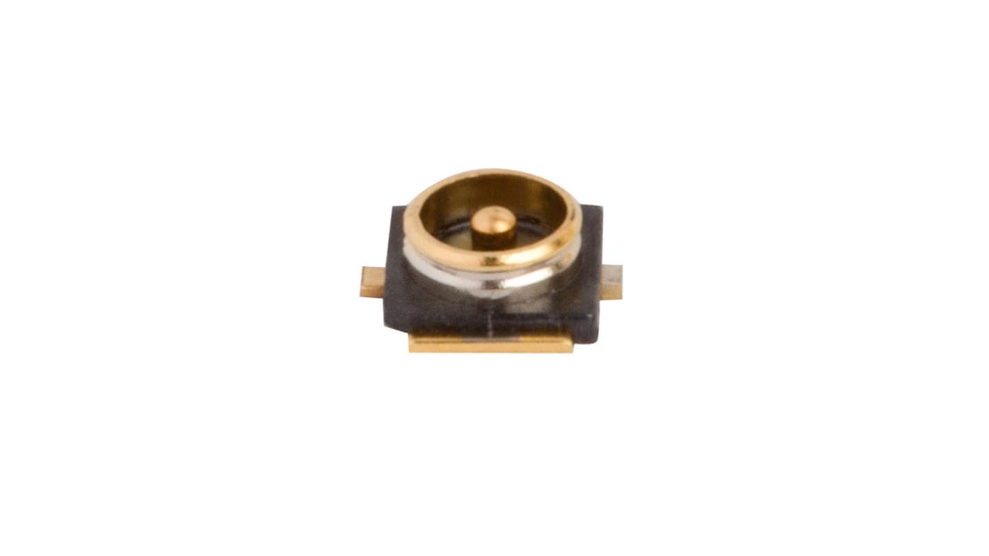 Connettore coassiale Ad angolo diritto Amphenol RF, Femmina, 50Ω, Montaggio PCB