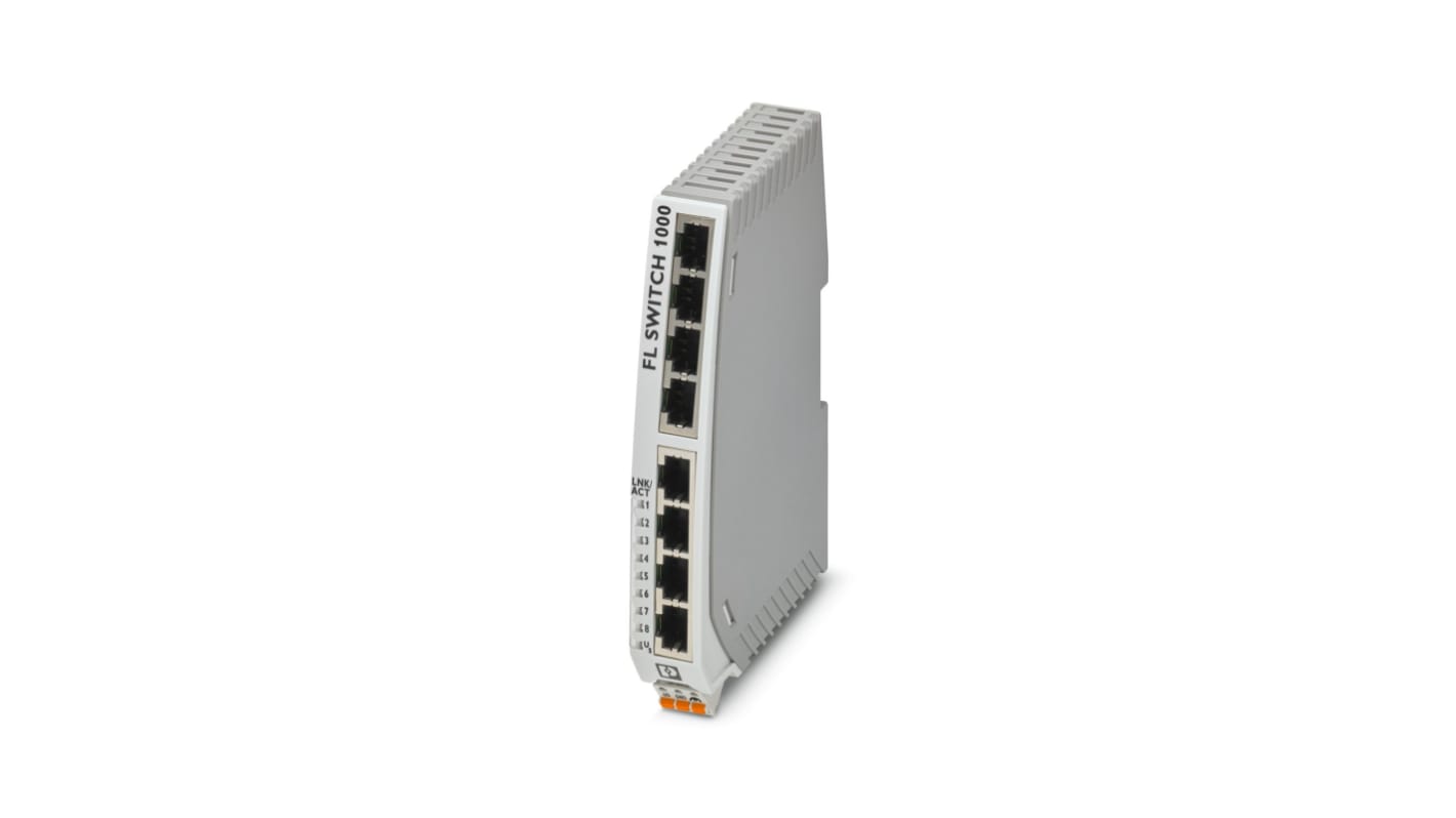 Switch Ethernet Phoenix Contact, 8 puertos, 8 RJ45