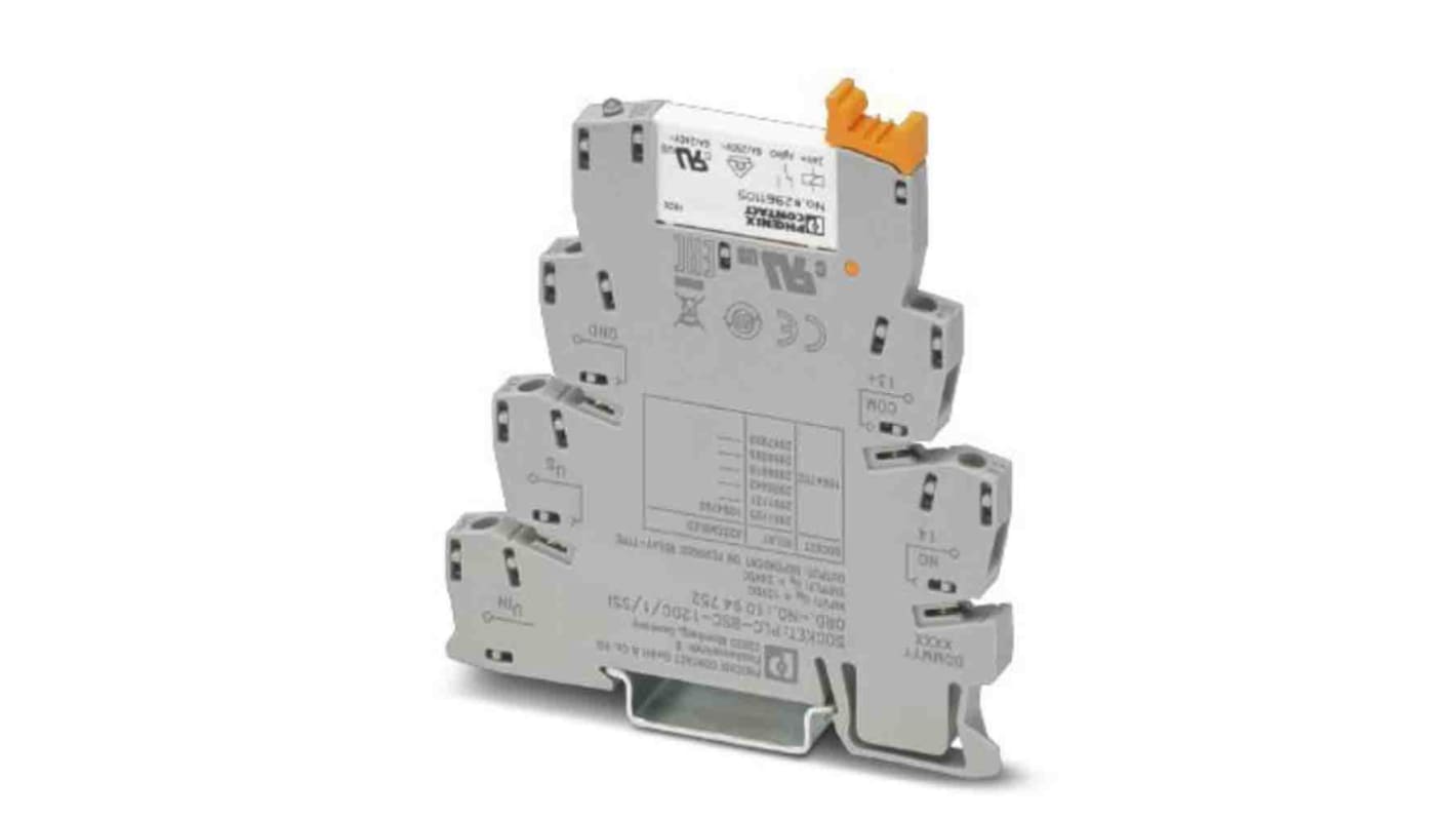 Phoenix Contact PLC-RSC Series Solid State Relay, 6 A Load, Screw Fitting, 12 V Load