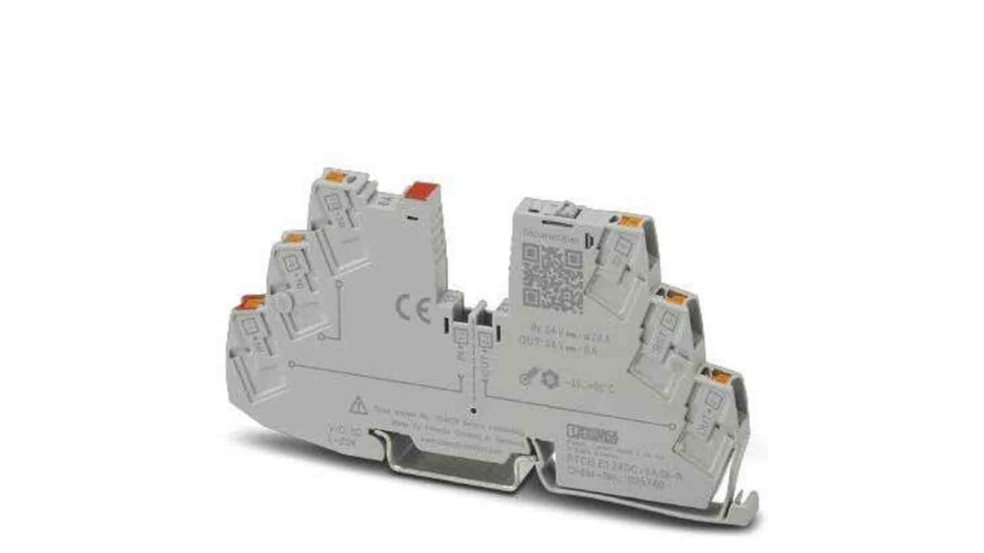 Phoenix Contact CLIPLINE Electronic Circuit breaker 24A 24V PTCB E1, 1 channels