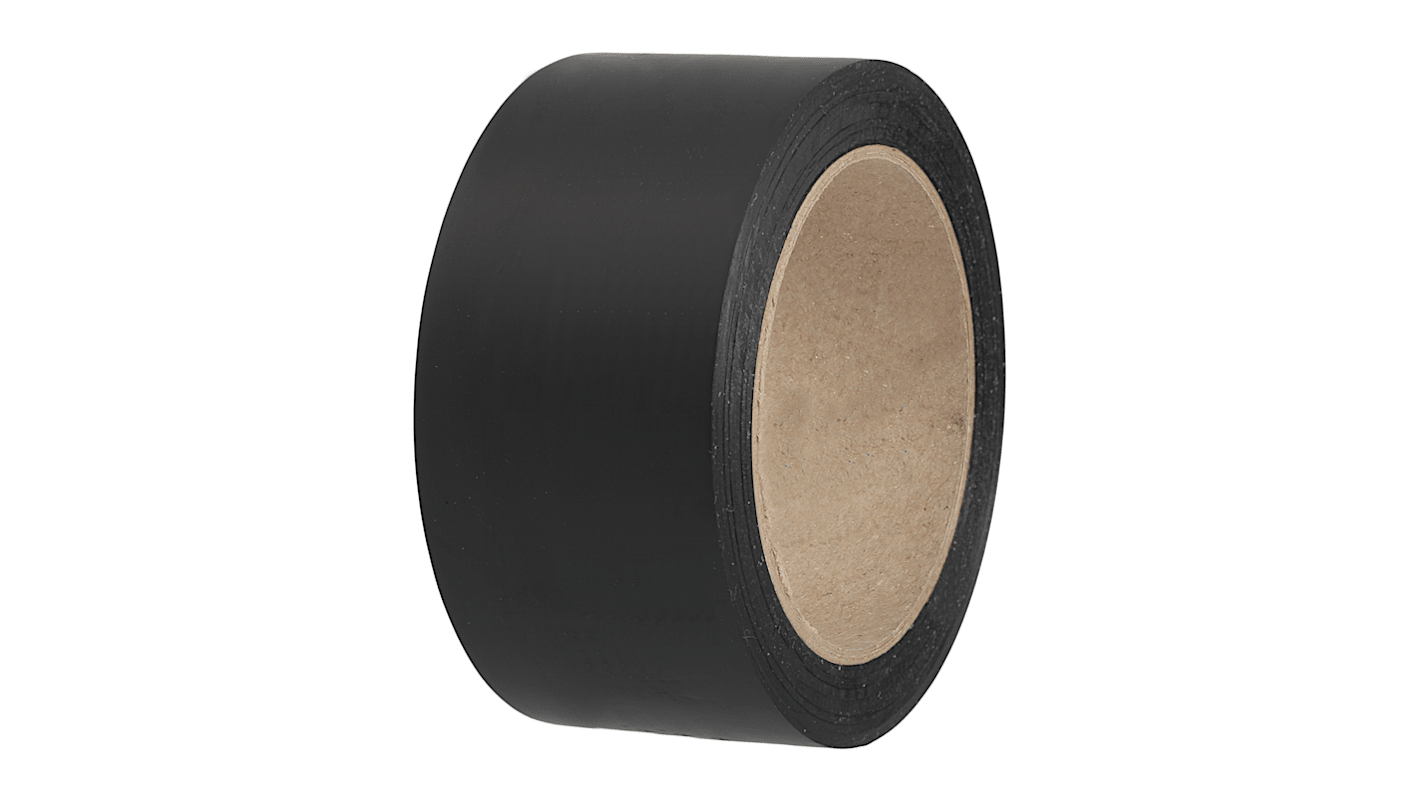 Taśma izolacyjna Czarny szerokość: 50mm grubość: 0.13mm długość: 33m PVC RS PRO