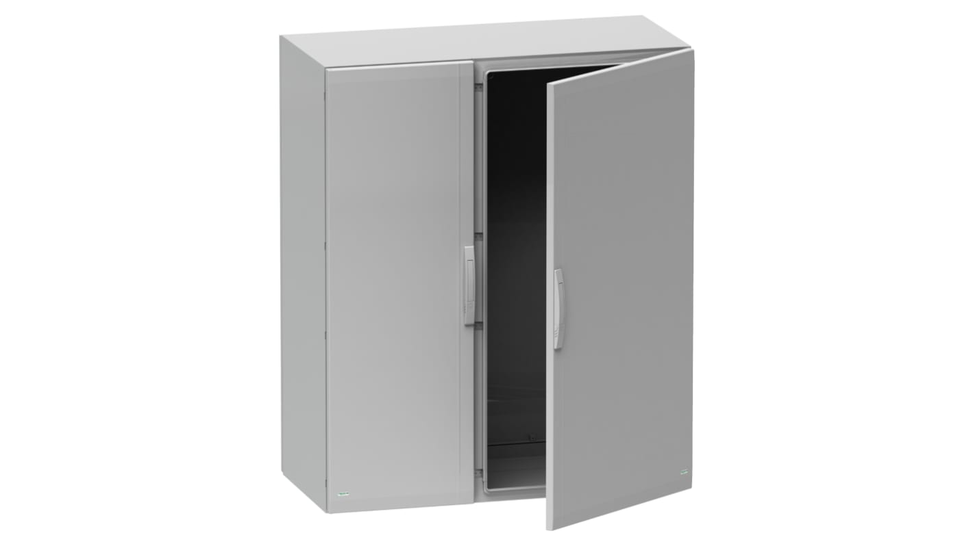 Szafka wolnostojąca, NSYPLA, drzwi: 2, Szary, 1250 x 1250 x 620mm, IP65, Montaż zgrzewany
