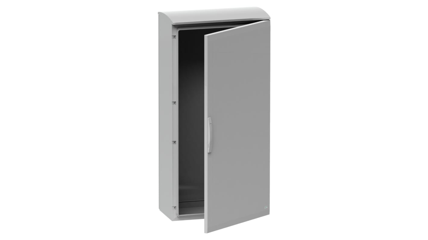 Szafka wolnostojąca, NSYPLA, drzwi: 1, Szary, 1250 x 750 x 320mm, IP44, Montaż zgrzewany