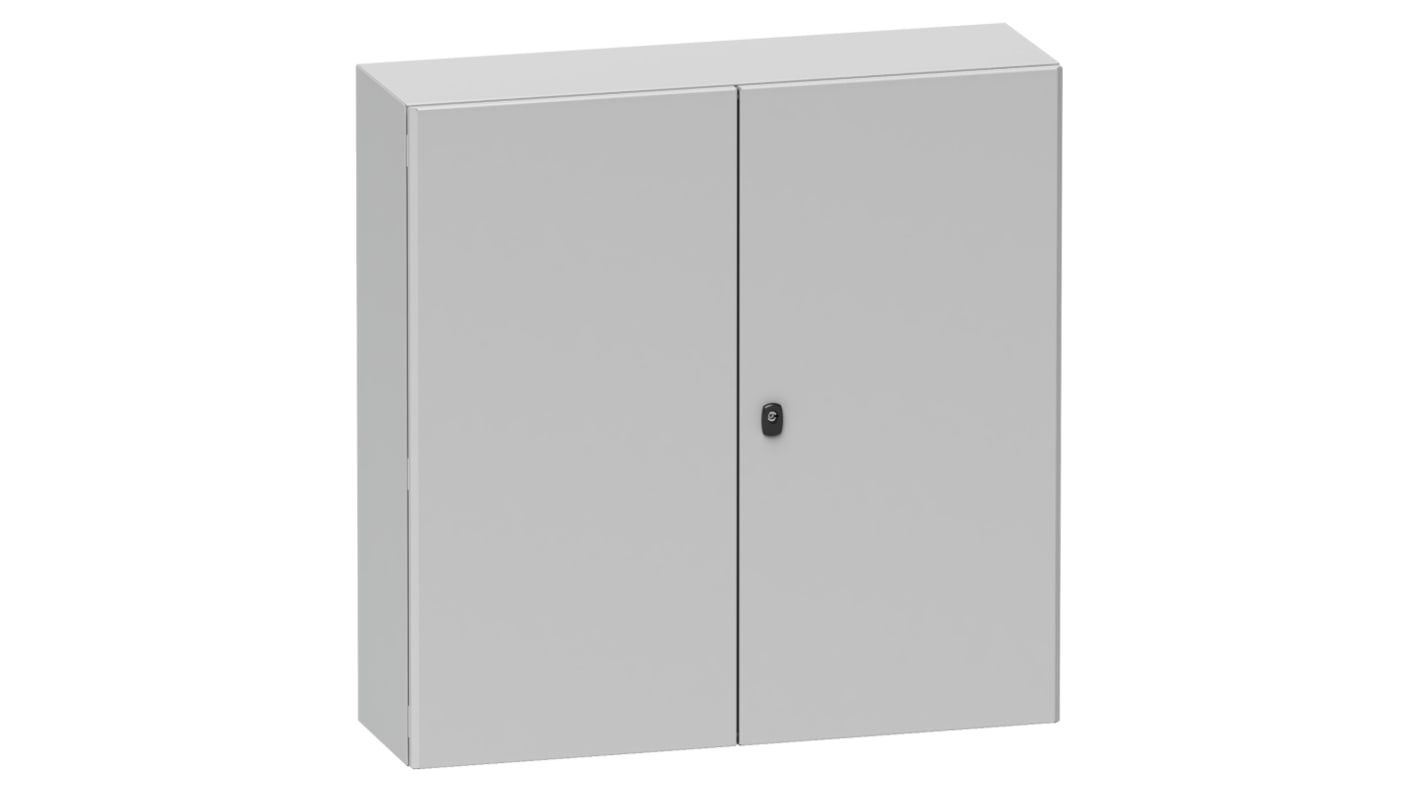 Schneider Electric NSYS3D Series Steel Double-Door-Door Floor Standing Enclosure, Opaque Door, IP55, 1000 x 1200 x 400mm