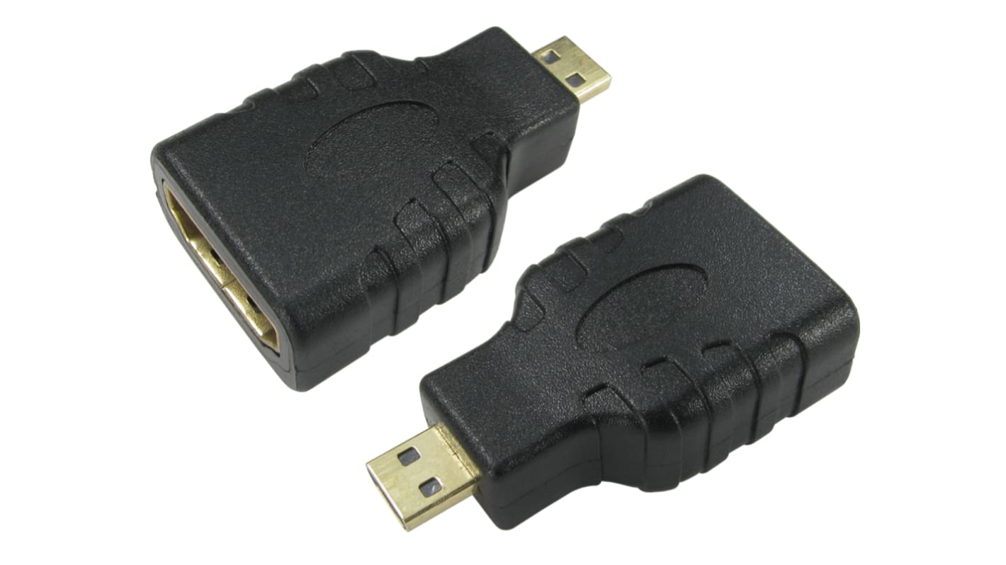 RS PRO HDMI Adapter, Male Micro HDMI to Female HDMI
