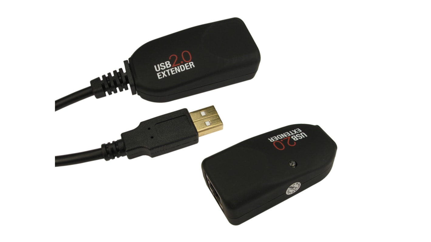 RS PRO 1 USB 2.0 over CATx Extender, up to 50m Extension Distance