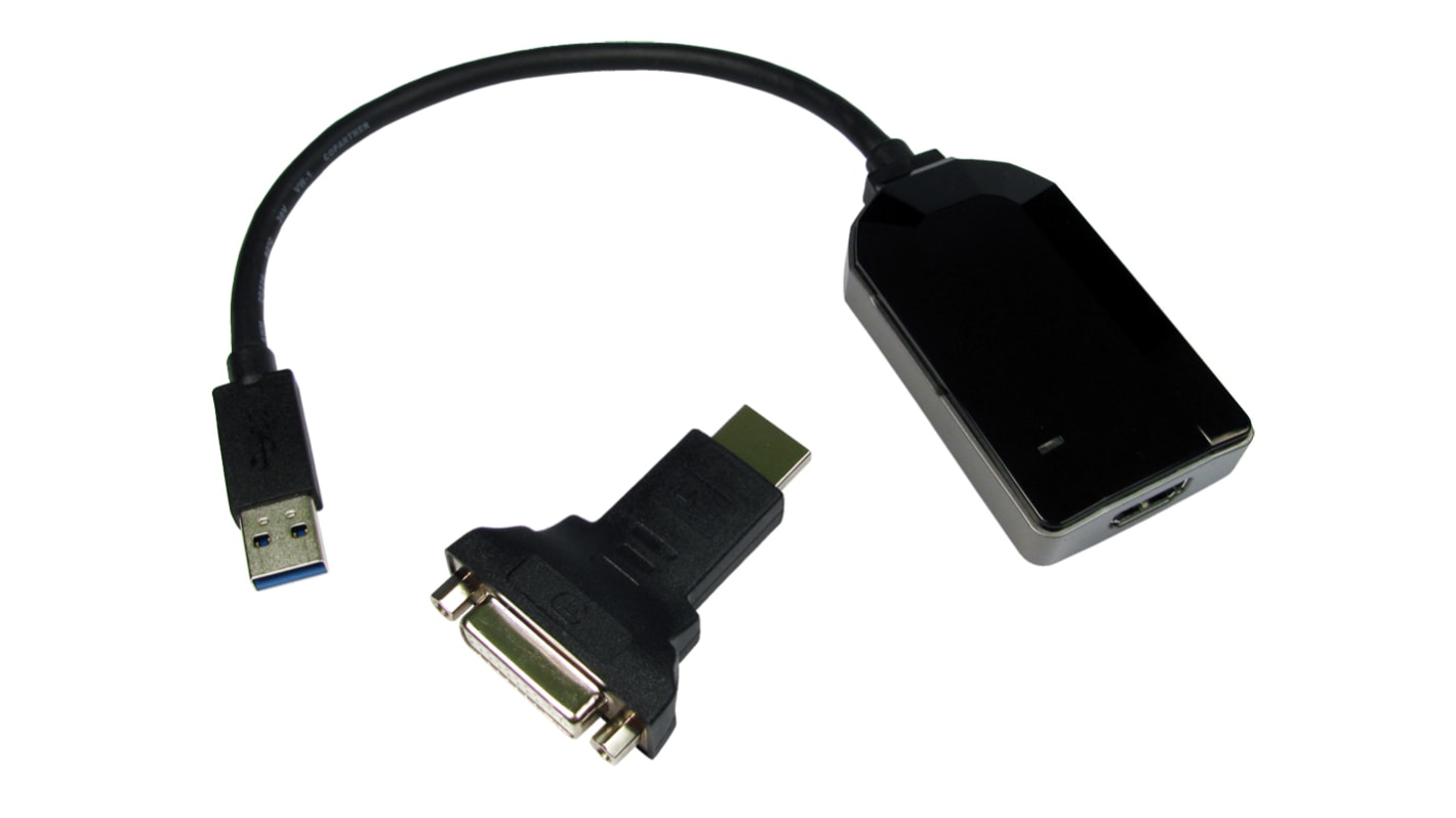 USB 3.0 TO HDMI ADAPTOR+HDMI M-DVI-I SIN