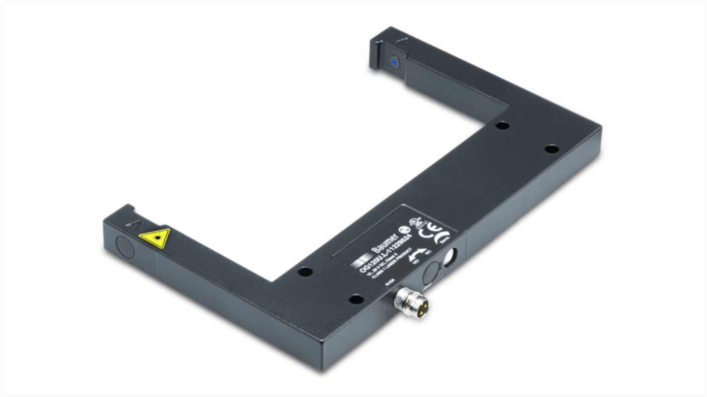 Rs-Online Sensore fotoelettrico a forcella Baumer rilevamento 120 mm uscita PREMERE/TIRARE
