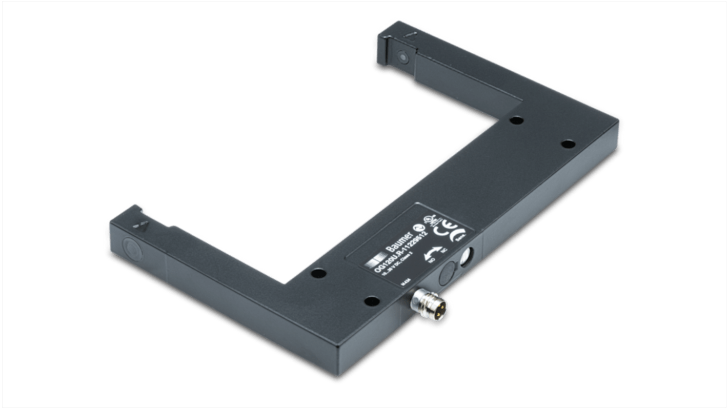 Rs-Online Sensore fotoelettrico a forcella Baumer rilevamento 120 mm uscita PREMERE/TIRARE