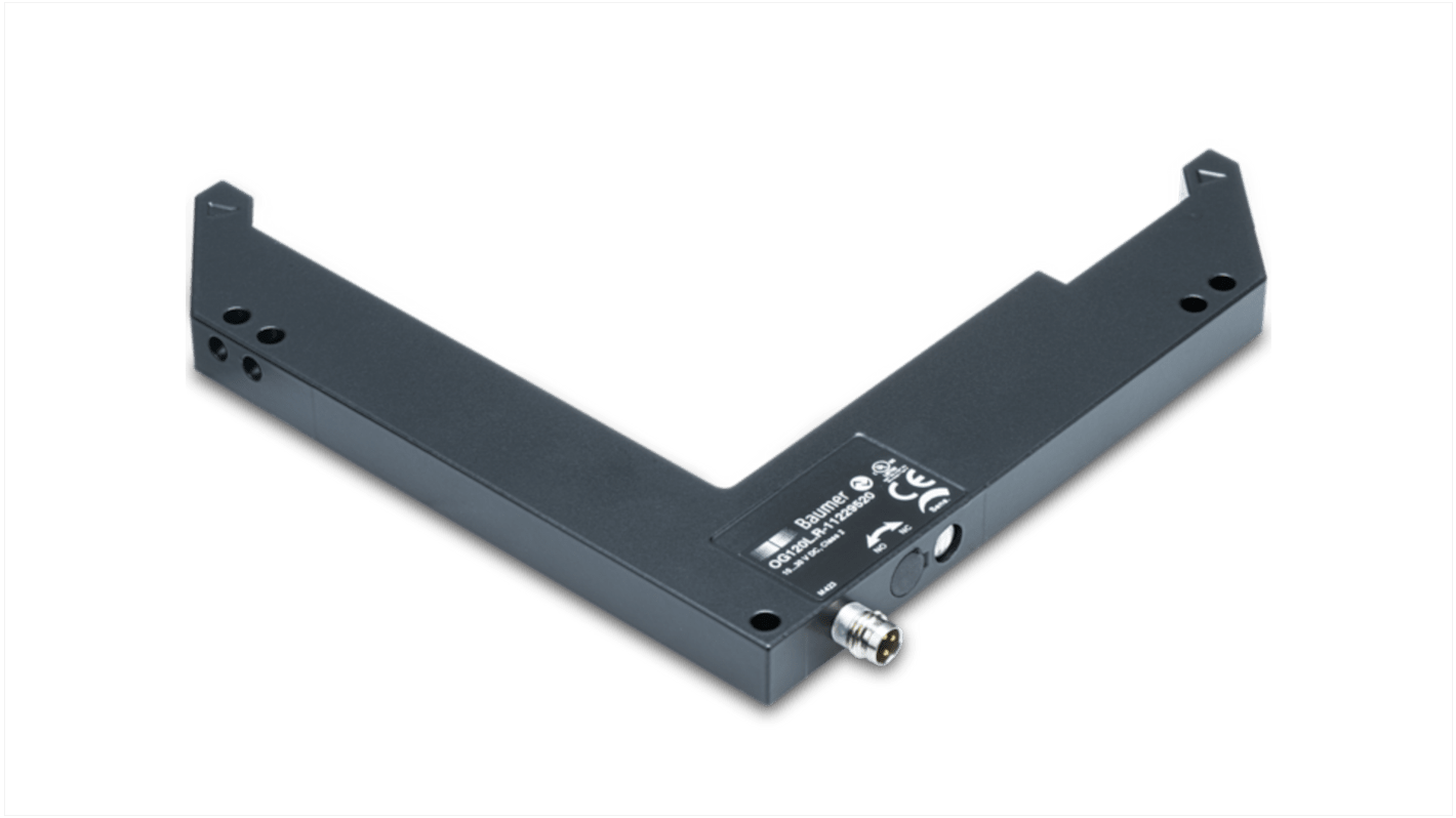 Rs-Online Sensore fotoelettrico a forcella Baumer rilevamento 158 mm uscita PREMERE/TIRARE
