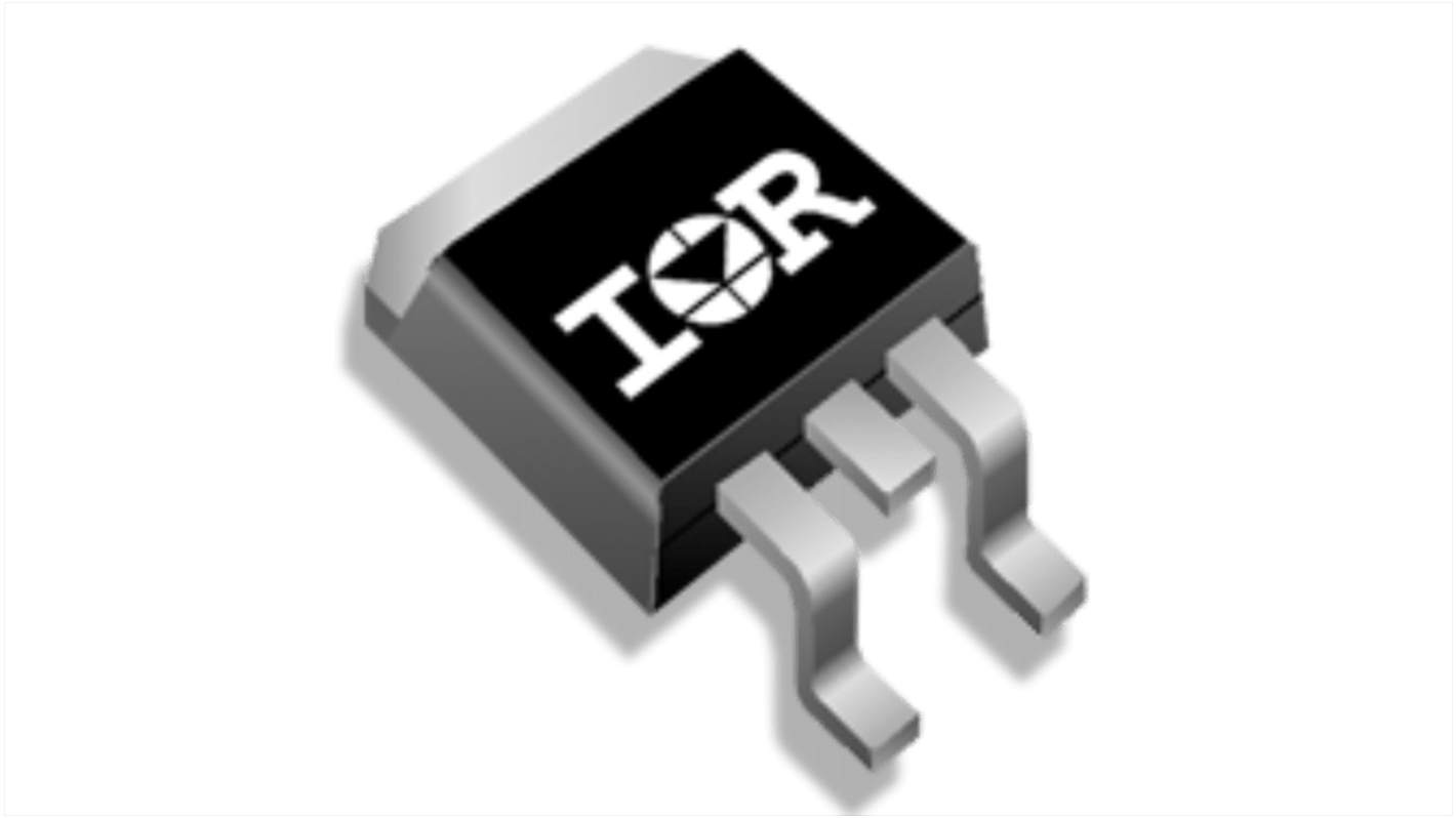 Transistor MOSFET & Diodo Infineon AUIRF1404STRL, VDSS 40 V, ID 162 A, D2PAK (TO-263) de 3 pines, 2elementos