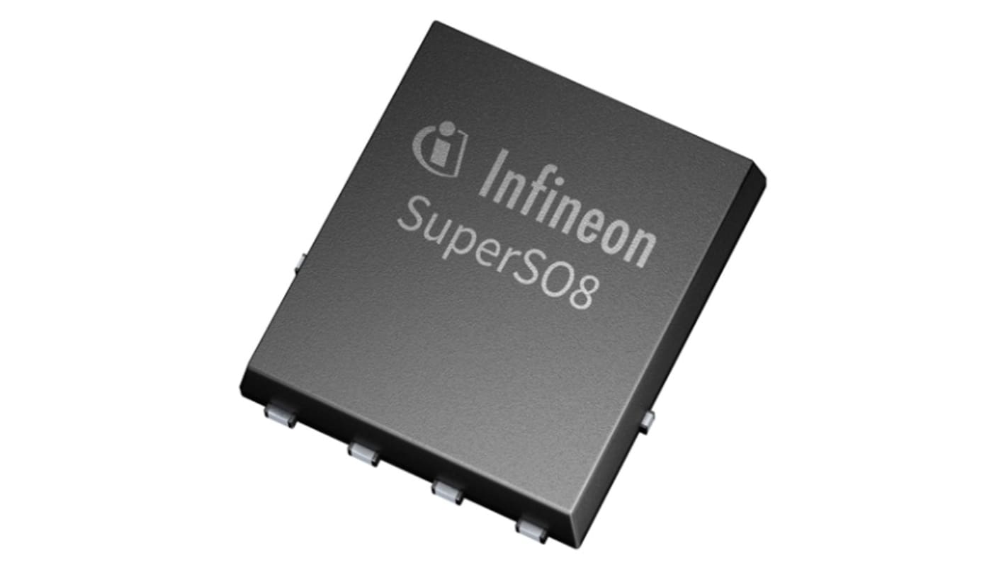 Infineon OptiMOS™ 3 Dual N-Channel MOSFET Transistor & Diode, 82 A, 80 V, 8-Pin SuperSO8 5 x 6 BSC061N08NS5ATMA1