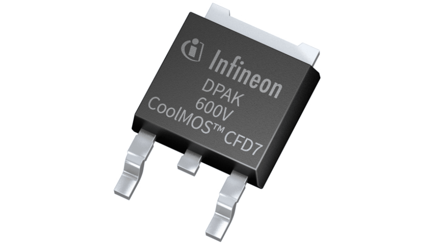 Infineon CoolMOS™ N-Channel MOSFET Transistor & Diode, 51 A, 650 V, 3-Pin DPAK IPD60R170CFD7ATMA1