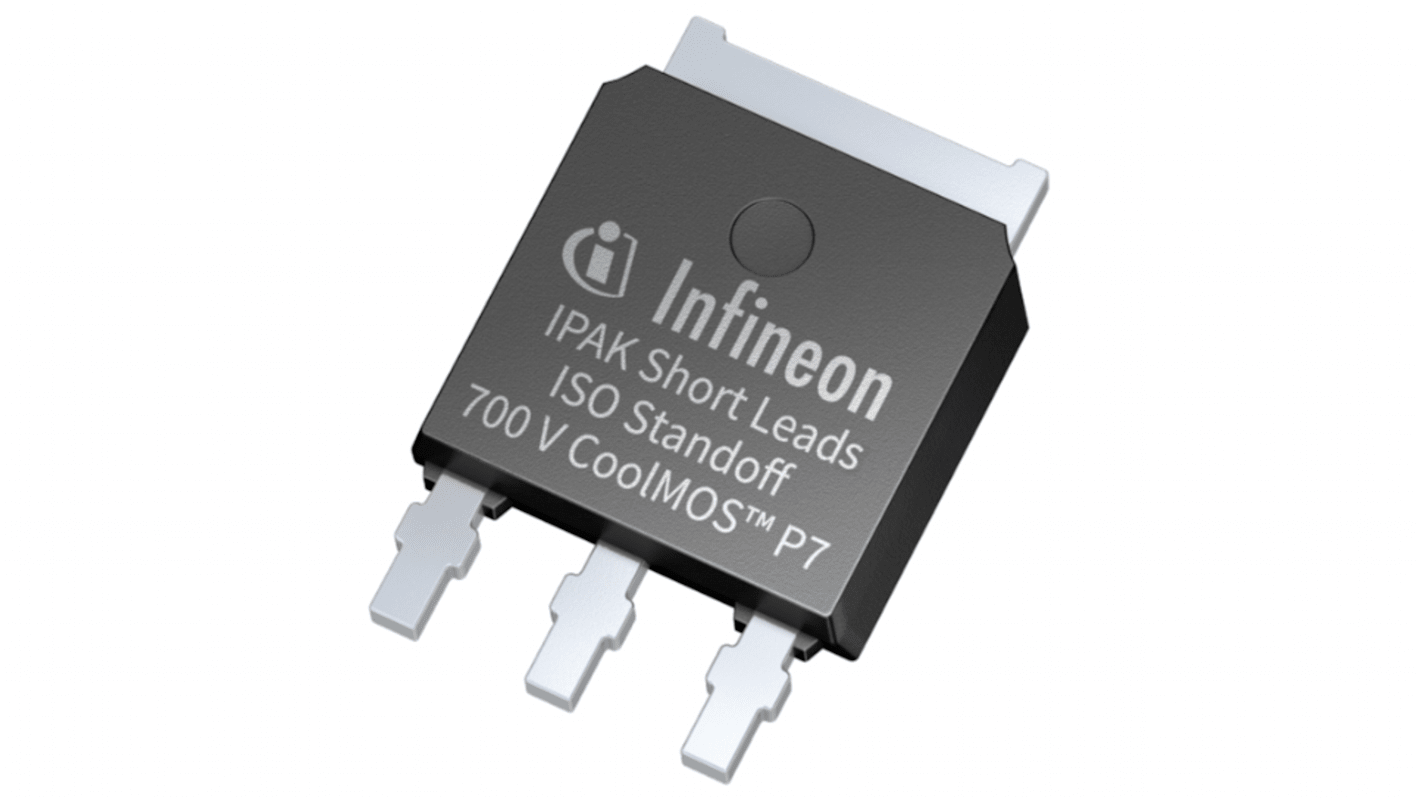 Infineon CoolMOS™ P7 IPSA70R2K0P7SAKMA1 N-Kanal, THT MOSFET Transistor & Diode 700 V / 5,7 A, 3-Pin IPAK (TO-251)