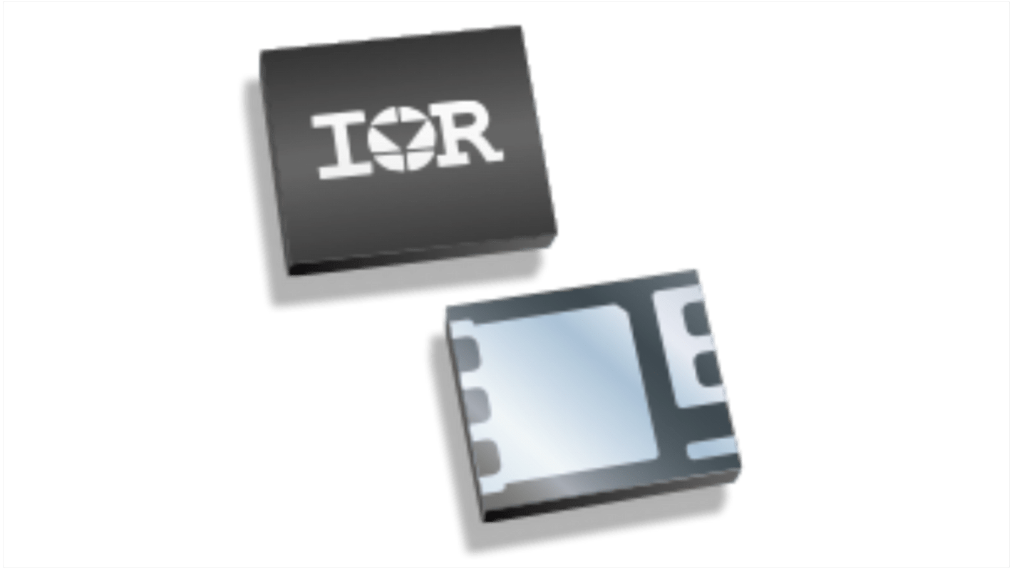 Infineon HEXFET Dual N-Channel MOSFET Transistor & Diode, 12 A, 30 V, 8-Pin PQFN 3 x 3 IRFH3707TRPBF