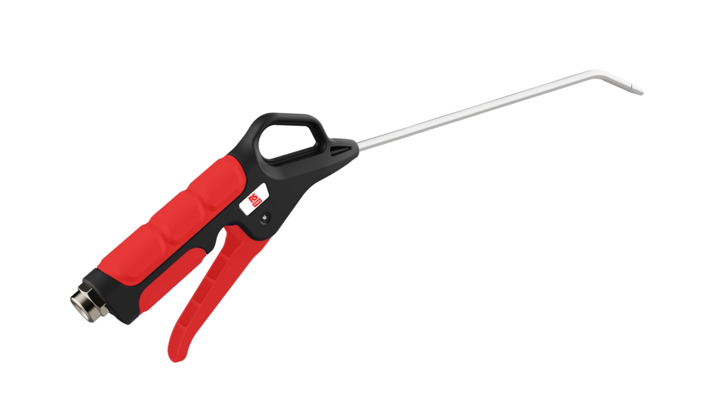 RS PRO Ergo Extreme 1/4 in BSPT Ausblaspistole, 140psi / 10bar, 60°C max.
