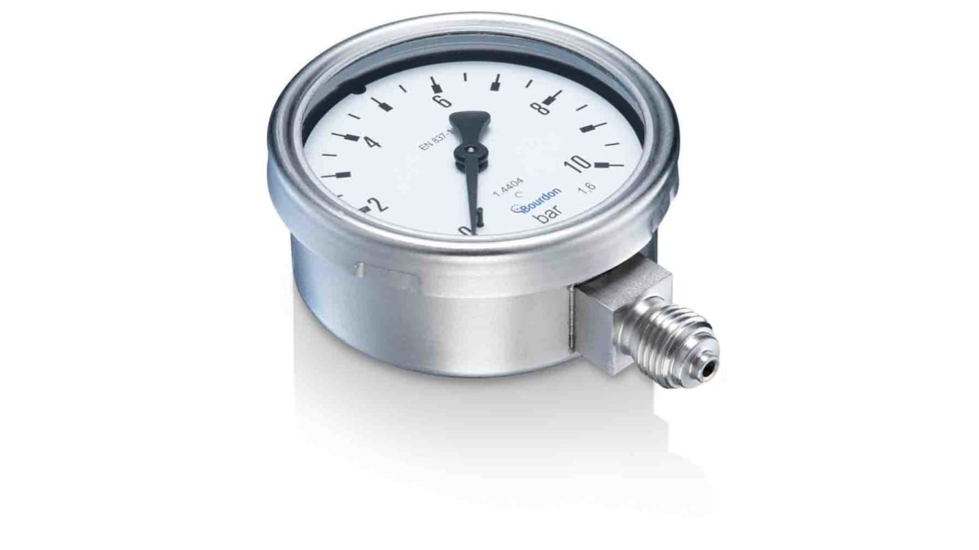 Bourdon Analogue Pressure Gauge 0.6bar Bottom Entry 134mm Outside Diameter