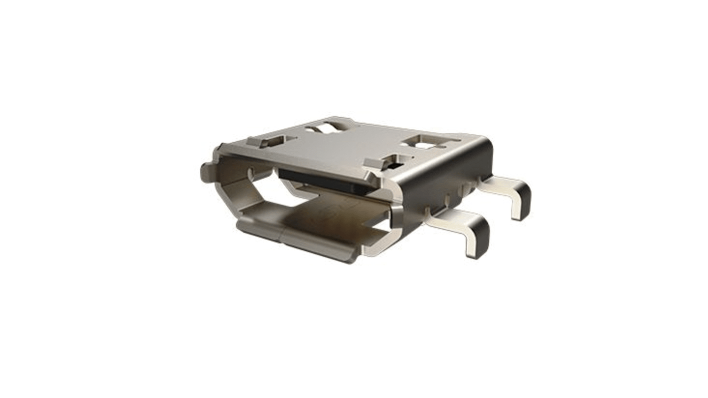 Amphenol Communications Solutions MID-MOUNT USB-Steckverbinder 2.0 B, 5-Port Buchse, SMD