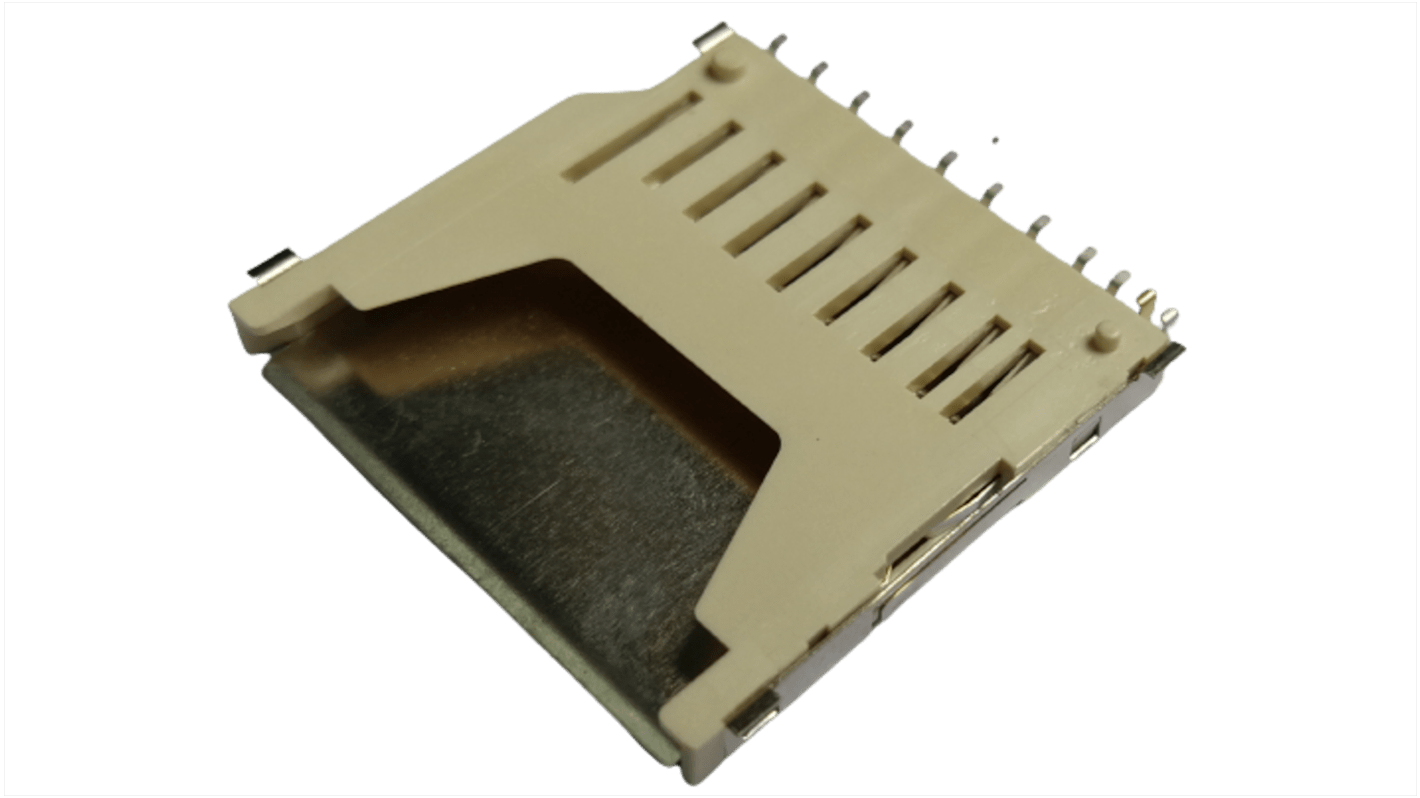Conector para tarjeta SD SD Amphenol Communications Solutions de 9 contactos, 1 fila, Push-Push