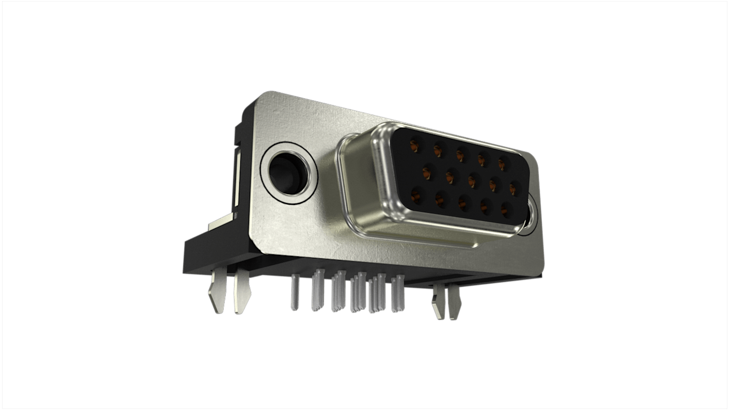 Amphenol Communications Solutions HD 15 Way D-sub Connector Socket