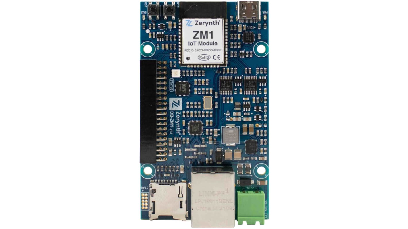 Zerynth ESP32开发板, 32 位 MCU内核, ZM1 Development board