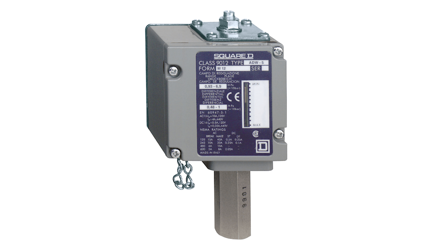 Pressostato Telemecanique Sensors, 210bar max, uscita 1 C/O