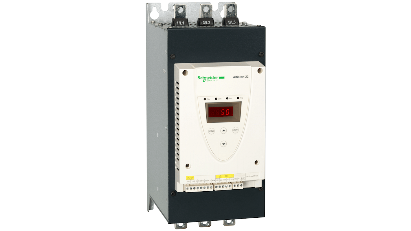 Starter stella-triangolo Schneider Electric, 3 fasi, 74,54 kW, 208 → 600 V c.a., IP20