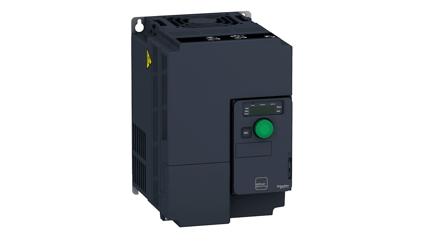 Variador de velocidad Schneider Electric serie Altivar Machine ATV320, 7,5 kW, 600 V, 3 fases, 10,5 A, 11,6 A., IP20,