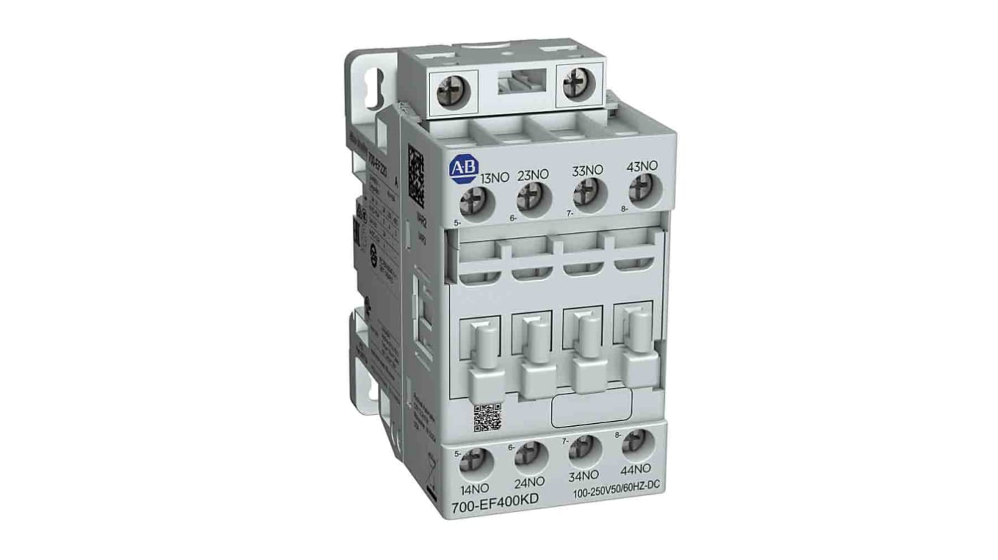 Allen Bradley DIN Rail, Panel Mount Non-Latching Relay, 12 → 20V dc Coil, 3A Switching Current