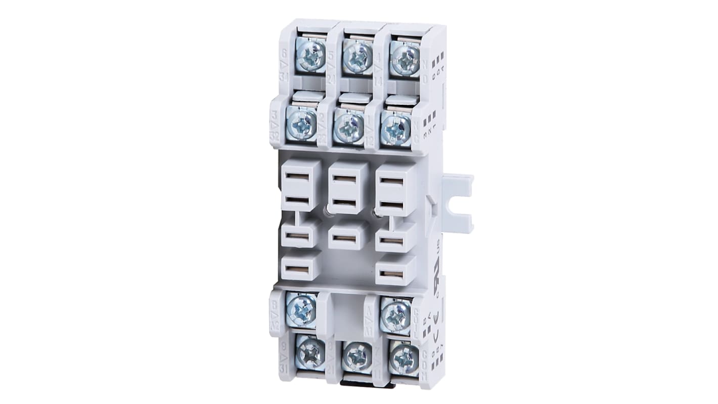 Allen Bradley Relaissockel zur Verwendung mit 700-HB-Relais 700-HN, 11 -Kontakt , DIN-Schiene, Tafelmontage, 300V