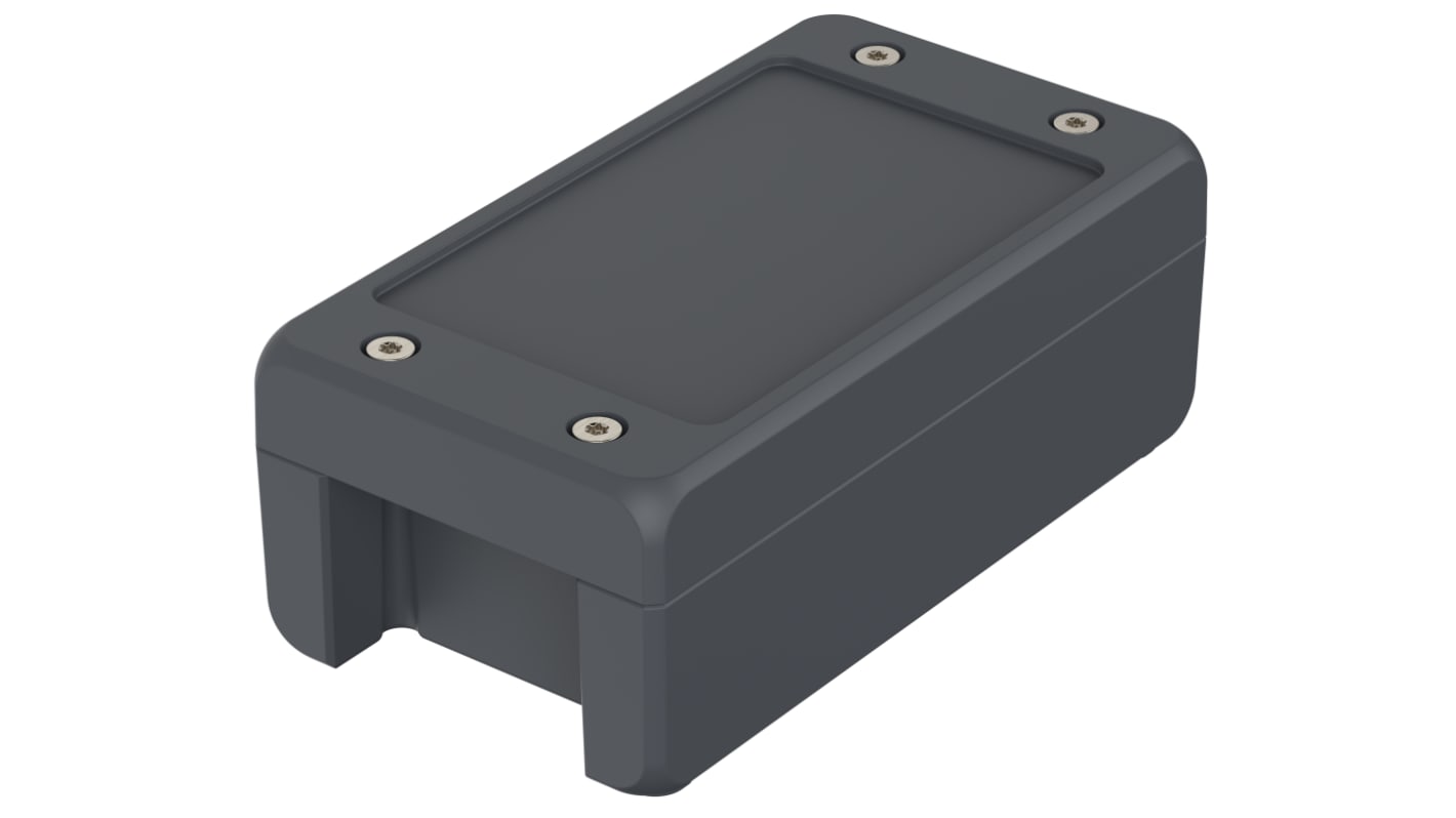 Bopla Bocube Alu Series Graphite Grey Aluminium General Purpose Enclosure, IP66, IP68, IP69, IK09, Graphite Grey Lid,