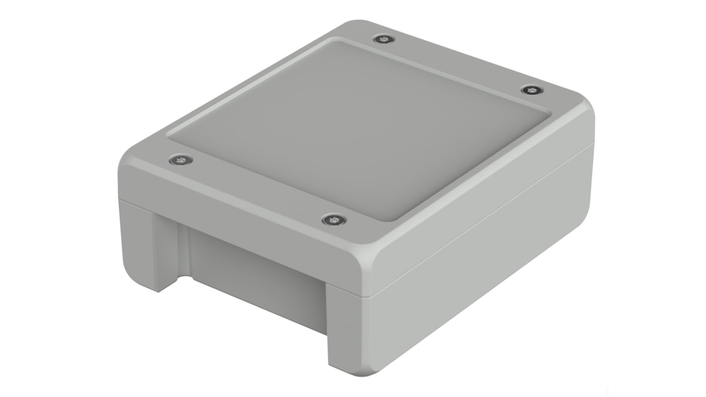 Bopla Bocube Alu Series Light Grey Aluminium General Purpose Enclosure, IP66, IP68, IP69, IK09, Light Grey Lid, 159 x