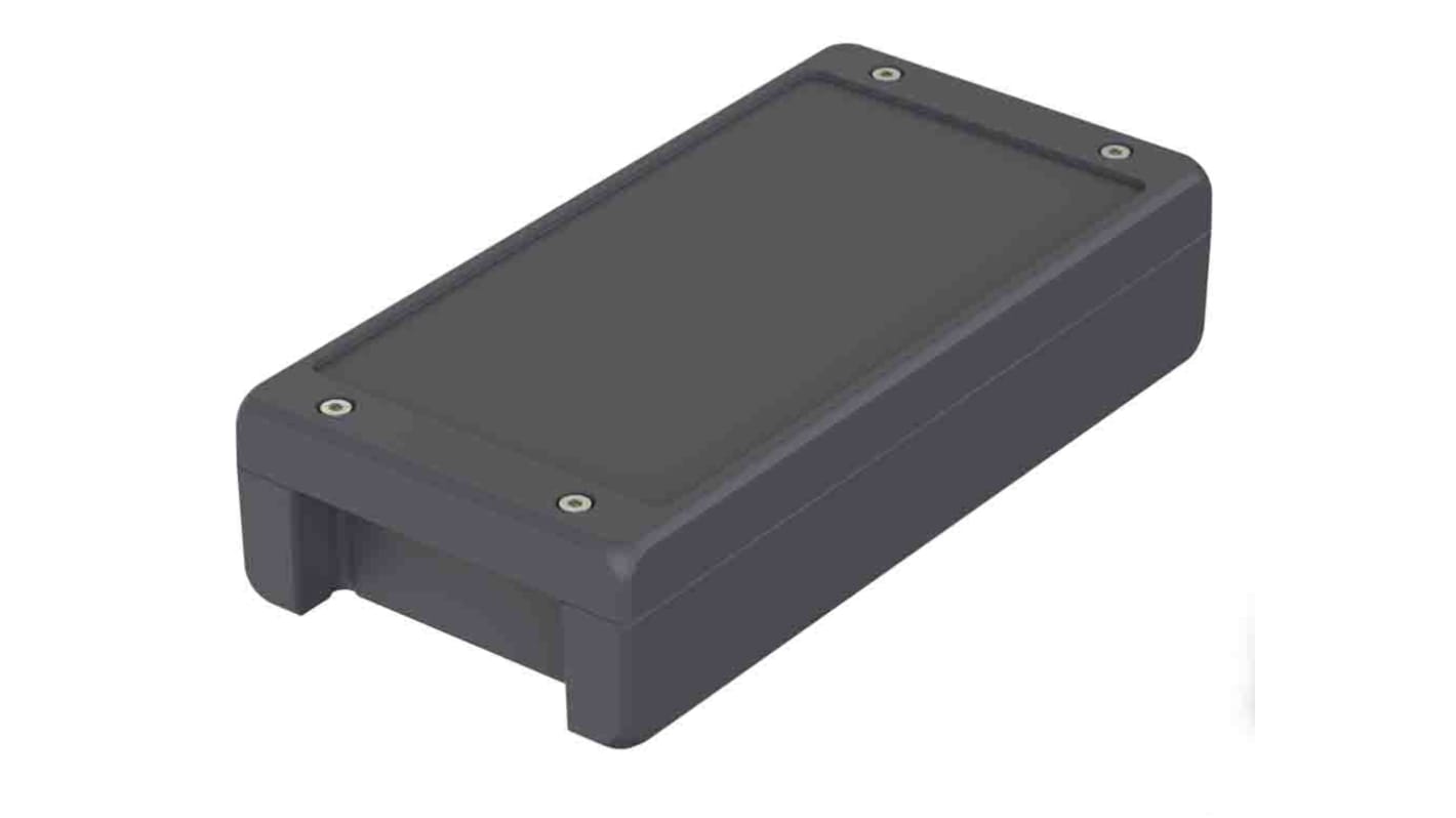 Bopla Bocube Alu Series Graphite Grey Aluminium General Purpose Enclosure, IP66, IP68, IP69, IK09, Graphite Grey Lid,