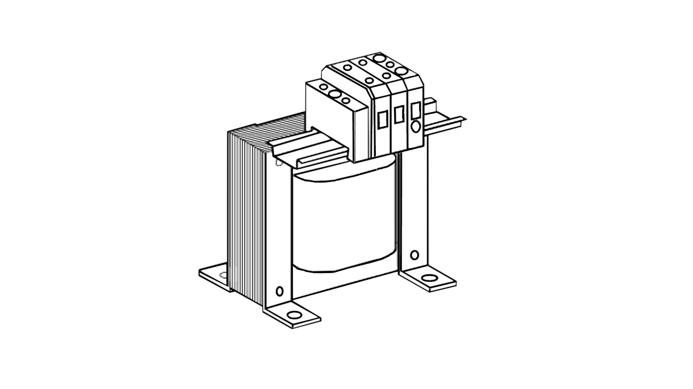 Bobina de arresto Schneider Electric, 1 mH, SRF máxima:50 → 60Hz, Idc:45A